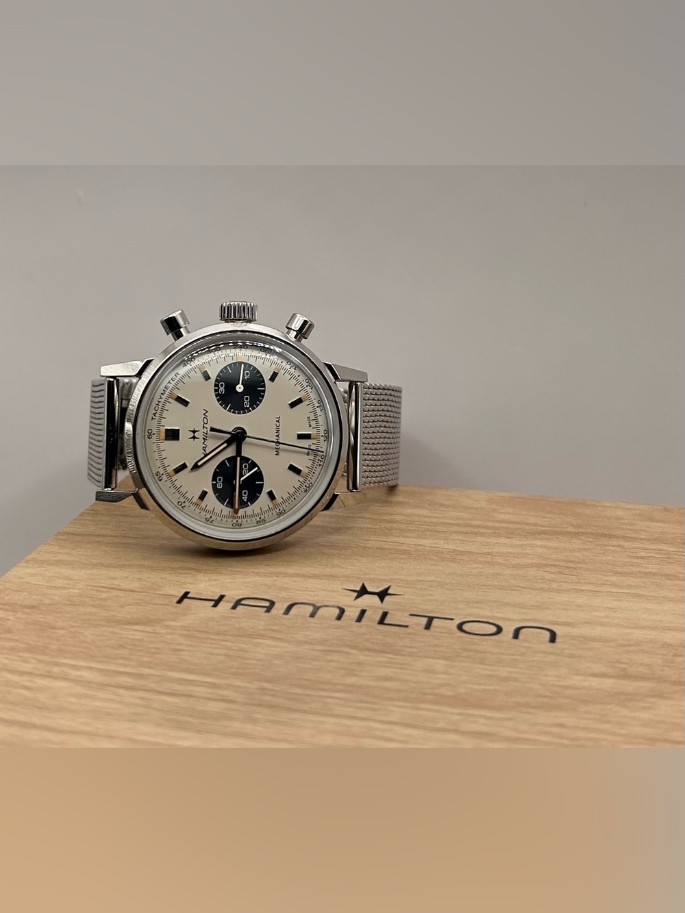 Hamilton American Classic Intra-Matic Men’s Panda Dial Mechanical 40mm Watch